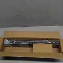 Industrial Curtain Rods for Windows 48 to 84 Inches, Blackout Wrap Around Curtain Rod, for Indoor and Outdoor, 7/8 Inch Diameter, 35 to 75 Inches, Black