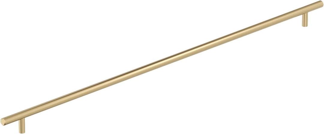 Amerock BP19018CZ | Bar Pulls 25-3/16 inch (640mm) Center-to-Center Champagne Bronze Cabinet Pull | Kitchen Cabinet Hardware | Furniture Hardware | Drawer Handle