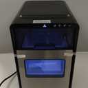 Crescent Ice Maker Countertop, 35Lbs/24H, Clear Ice Maker with Self-Cleaning & Timer, 16 Crystal-Clear Ice in 12 Mins, Countertop Ice Makers for Home, Office or Party