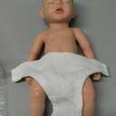 BABESIDE 12 Inch Silicone Baby Doll Weighted 4 Pounds,[NOT Vinyl] Realistic Baby Doll Girl Lifelike Reborn Baby Dolls Silicone Full Body Gift with Accessories for Kids 3+ & Collectors