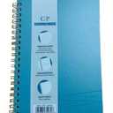 Carolina Pad College Ruled Executive Personal Notebook ~ Noted Neutrals (Teal; 5" x 7"; 100 Sheets, 200 Pages)