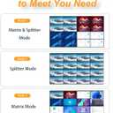 4K HDMI Matrix 16x16 w/Web & AUX Audio Output, ARVITEK Matrix Switcher 16 in 16 Out Support LAN/RS232/IR/APP Switch, Fit 2U Rackmount Rack