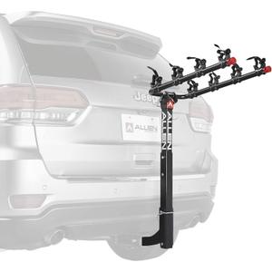 Allen Sports Deluxe 4-Bike Hitch Mount Rack (2-Inch Receiver) , Black