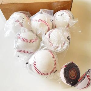 9-inch Leather Baseball Durable Official League-Standard Game-Grade Practice Ball Suitable for Adults/Youth/Students Unmarked Signing Ball,Autographs catching/Throwing, Pitching Training