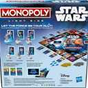 Monopoly Hasbro Gaming Star Wars Light Side Edition Board Game for Families and Kids Ages 8 and Up, Star Wars Jedi Game for 2-6 Players, Medium