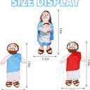 2 x 13" Jesus Plush, Stuffed Jesus Christian Plushie Doll Religious Gift for Easter Christmas Church(B)