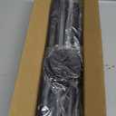 Tension Curtain Rod, 42 to 115 inch Adjustable Heavy Duty black shower curtain rod for bathroom Closet Windows