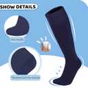 YMYDYFC 3Pack Youth Baseball Socks Kids Softball Socks For Toddler Boy&Girl