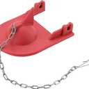 2 Inch Shark Fin Toilet Flapper Compatible with Kohler GP1078440, Toilet Flapper Replacement Part, for Kohler Toilet Tank Parts Red (1 Pack)