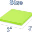 (40 Pads) Sticky Notes 3x3 in,Bright Colors Notepads,Colorful Stickies,Super Sticking Power,Memo Note Pads,Post on Windows Doors,Office,School,Strong Adhesive,Recyclable,Easy to Write on,Hold Well