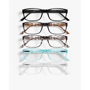 Gaoye Professional Reading Glasses for All Day - Computer Readers with Blue Light Protection - Value Pack