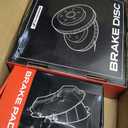 A-Premium 11.92 inch (302.8mm) Front Vented Disc Brake Rotors + Ceramic Pads kit Compatible with Select Ford, Mazda and Mercury Models - Escape 2005-2010/2012, Mariner 2005-2010, Tribute