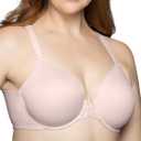 Vanity Fair Women's Full Figure Front Closure Bra, Beauty Back Smoothing, Lightly Lined Cups up to DDD (40D, Quartz)