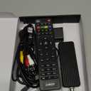 ZJBOX Digital Converter Box for TV,1080P ATSC tv Tuner Box with hdmi Output and 3RCA Cables Hidden Behind TVwith Power Adapter2-in-1 RemoteTV Program Recording&Playback,USB Media Player
