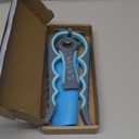 Jar Opener for Weak Hands, Seniors with Arthritis, 5 in 1 Multi Function Bottle Opener Lid Opener For Arthritic Hands with Non Slip Rubber Jar opener Gripper Pad(blue) (3-piece set)