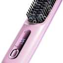 Go Brush Pro Straightener Hair,Gobrush Pro Cordless Hair Straightener,Portable Hot Comb,Compact & Travel-Friendly,Fast Heating