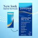 Differin Acne Treatment Gel, 180 Day Supply, Retinoid Treatment for Face with 0.1% Adapalene, Gentle Skin Care for Acne Prone Sensitive Skin, 45g Tube, Pack of 1 (Packaging May Vary) EXP 2028/03