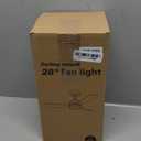 Ceiling Fan Lights with Backlight,Ceiling Fans with Light and Remote,Easy-to-Install,Flush Mount,Reversible, 3CCT/RGB,Dimmable, Ceiling Fans for Bedroom,Indoor/Outdoor Use. (42 inch) (Black)