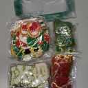 Yilloog 120 Pcs Christmas Iron on Patches Chenille Letter Patches Include 78 Letters Patch 42 Snowman Socks Santa Snowflake Patch DIY Craft for Clothing Jackets Xmas Gift (Green, Red, White)