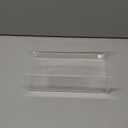 Clear Acrylic Tissue Box Holder, Rectangle Dispenser Tissue Box Cover for Bathroom, Bedroom Dresser, Countertop, Desk