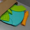 Dinosaur Sit and Spin Toys for Toddlers 1-3, 360 Toddler Spinning Seat with LED Lights and Music Christmas Birthday Gift for 1 2 3 Years Old Boys Sensory Toys Toddler Activities (Blue)