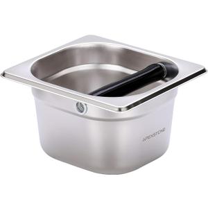 Coffee Knock Box Stainless Steel, Espresso Knock Box Stainless Steel, Knock Box for Espresso Coffee Grounds, Knock Box Small