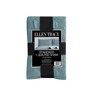 Ellen Tracy Quilt Standard Sham Green