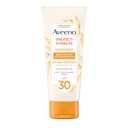 Aveeno Protect + Hydrate Moisturizing Sunscreen Lotion with Broad Spectrum SPF 30 & Prebiotic Oat, Weightless Sweat & Water-Resistant Full Body Sunscreen, Oxybenzone-Free, 3.0 fl. oz