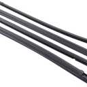 MOTOKU Front and Rear Door Window Outer Weatherstrip Belt Molding Seal kit for Toyota Tacoma 2005-2016