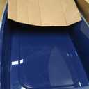IRIS USA XX-Large Side Entry Cat Litter Box, Open Top Extra Large Litter Box for Big Cats and Multi-Cat Households, High Sided Scatter Shield, Easy to Clean, 30" L x 20" W x 14" H, Navy