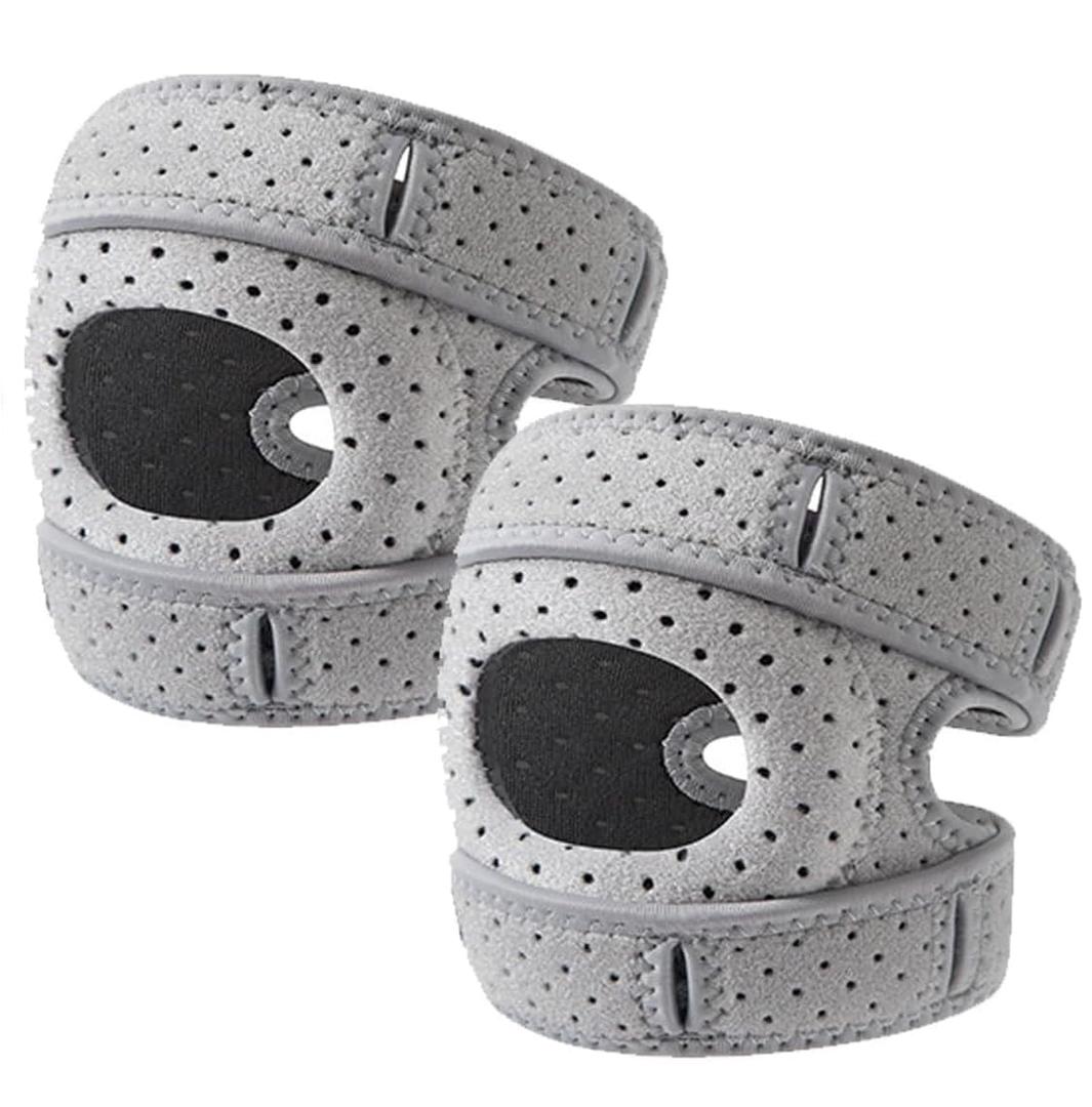 Knee Brace for Women Men, Adjustable Knee Support with Side Stabilizers Patella, Knee Brace with Patella Gel Pads, Joint Support Brace, for Daily & Sport