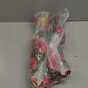 Faux Bougainvillea Artificial Flowers Plants for Outdoors Outside Decoration, 2 PCS Fake Flowers Silk Long Trailing Vines UV Resistant Realistic for Front Door Porch Planter Urn Patio Balcony Hot Pink