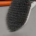 SetSail Floor Scrub Brush, 3-In-1 Tile Tub Floor Scrubber with 52-inch Adjustable Long Handle Shower Cleaner and 3 Detachable Replacement Brush Heads for Cleaning Bathroom Kitchen Walls Tub Tile (Orange)