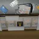 5 Card Display Frame, Black Acrylic for Trading Cards
