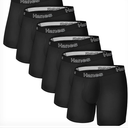 Hanes Men's Underwear Boxer Briefs Pack, 6-Pack, Stretch Cotton, Moisture Wicking Size S
