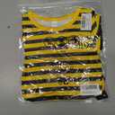 Baby Girl Fall Clothes: Soft Long Sleeve Bow Tie Print Outfits Casual Birthday Party Clothing for 6Months-3T (Yellow)