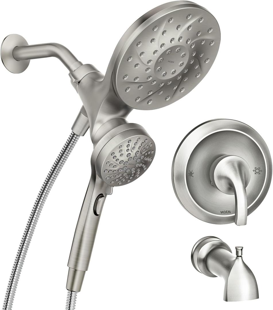 Moen 82304SRN Engage Magnetix Tub & Shower Trim Kit, Brushed Nickel