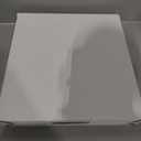 KOTEMON Acrylic Serving Tray with Handles-12x12x2.36Inch-Decorative Tray Letter Tray Organizer for Ottoman Coffee Table Countertop, Clear