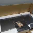 Mount-It! Standing Desk Converter  Sit Stand Desk Riser with Gas Spring Lift, Slim 2.5" Low Profile, Height Adjustable Desktop Workstation, Preassembled Sit-Stand Solution for Home & Office (Black)