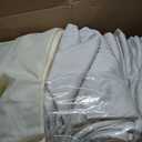 10 Panels 5ft(W) x 20ft(H) Beige Ceiling Drapes for Wedding Parties, 60"W x 240"L