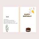 3 x Funny Birthday Card for Dad, Happy Birthday Cards for Father, Humorous Father's Day Card,Double-sided,8x5.3inch (KT-012) (M2-0LTD-J2W6)