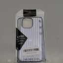 Compatible with iPhone 16 Pro Max Case Cute Aesthetic Striped Phone Case for Women Girl Shockproof Slim TPU and Hard PC Protective Cover (Light Blue)