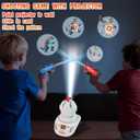 HISTOYE Mini Laser Tag Guns Set of 2 with Projector Laser Gun Shooting Games for Kids Lazer Tag Wall Projector Game Birthday Toys for 6 7 8 9 10 11 12+ Year Old Boys Girls Gifts