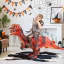 GOOSH Inflatable Dinosaur Costume for Kids Halloween Costumes Boys Girls Funny Blow up Costume for Halloween Party Cosplay (7-10Yrs)