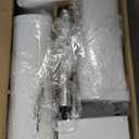 26" Touch Table Lamps Set of 2 for Bedrooms, 3 Way Dimmable Living Room End Table Lamps with Teal Blue Diamond Texture, Modern Glass Bedside Nightstand Lamps with USB C A Port, Bulbs Included