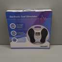 EMS Foot Stimulator, Rechargeable EMS Foot Massager for Neuropathy, TENS & EMS Foot Circulation Stimulator for Pain Relief/Circulation/Plantar Fasciitis, 1.5KG Thin Remote Electrical Muscle Stimulator (Gray)