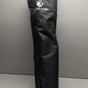 ALPHA CAMP Oversized Folding Camping Chair, Heavy Duty Portable Lawn Chairs with Cooler Bag, Side Pocket & Cup Holder, Folding Chairs for Outside Support 450 LBS (Twin Pack, Black)