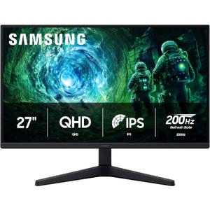SAMSUNG 27 Odyssey G5 G53F QHD Resolution Gaming Monitor, HDR10, 200Hz Refresh Rate, IPS Panel, AMD FreeSync Premium, Black Equalizer, Auto Source Switch, LS27FG532ENXZA