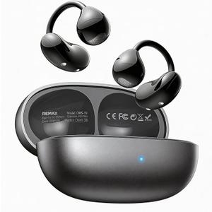 2026 Open Ear Clip on Earbuds for Running & Gym, Wireless Bluetooth 6.0 Wireless Clip On Earbuds with 80 Hours Charging Case, Sport Earphones Built-in Mic IPX5 Waterproof for Outdoor Fitness
