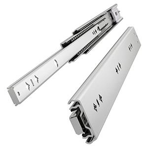 VADANIA 24" Soft Close Heavy Duty Drawer Slides, #K53, Up to 265lb Load Capacity, 3-Fold Full Extension, Ball Bearing, Side Mount, 1-Pair